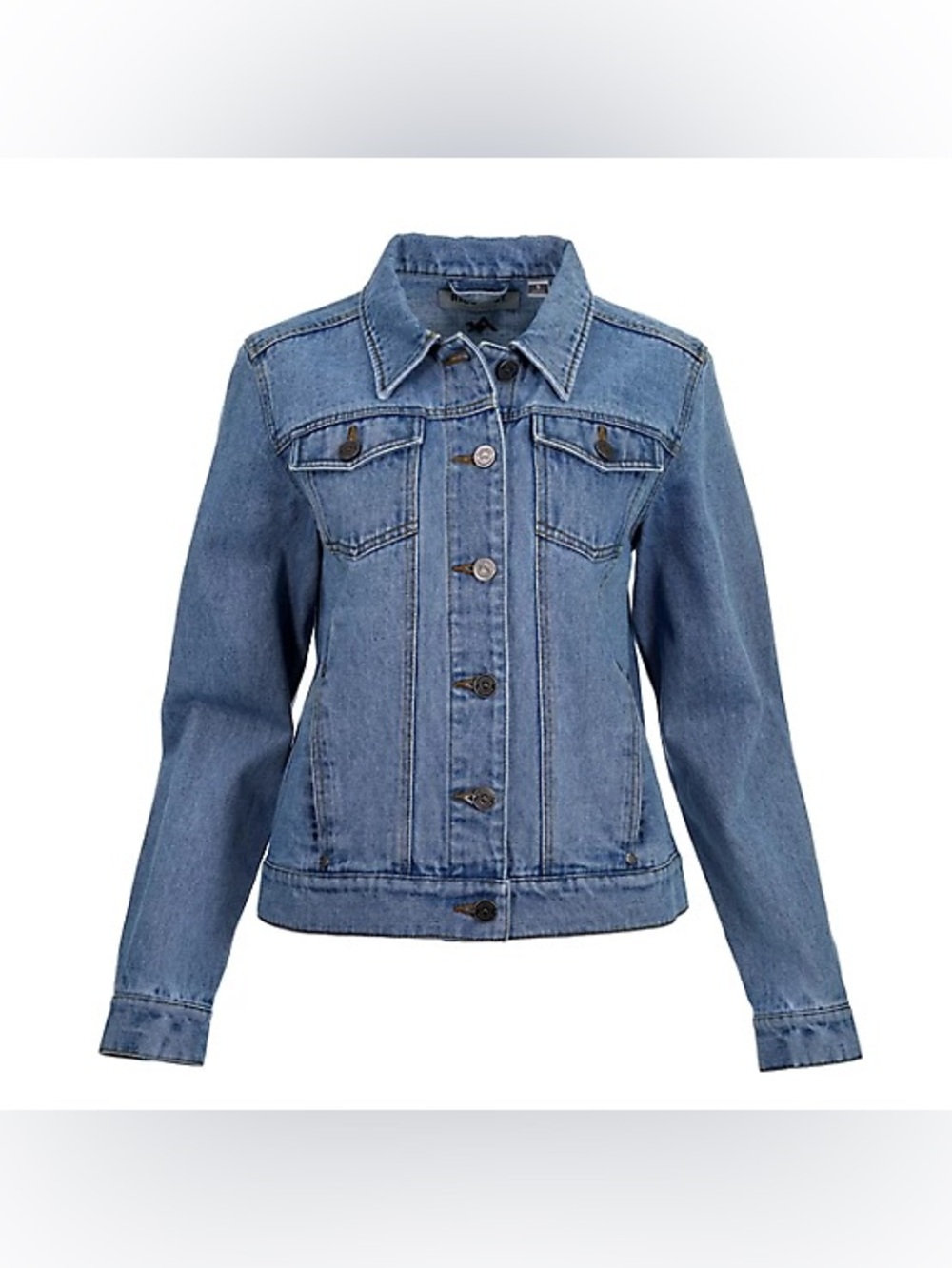 Women’s Blue Denim Jean Jacket - Classic Button-Front